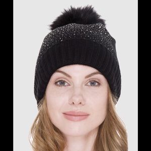 Sherpa Lined Bling Knitted Beanie